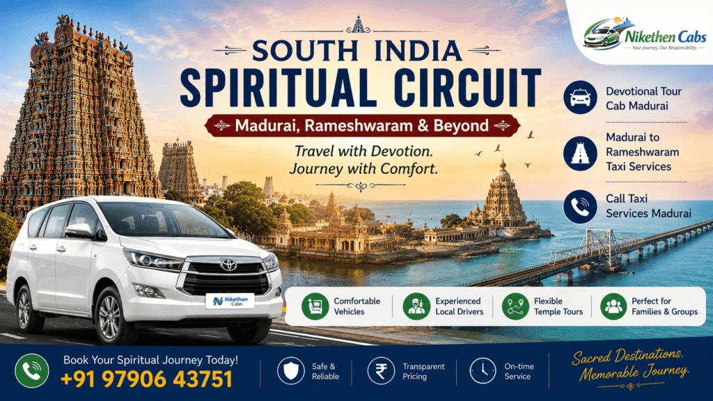South India Spiritual Circuit: Madurai, Rameshwaram & Beyond