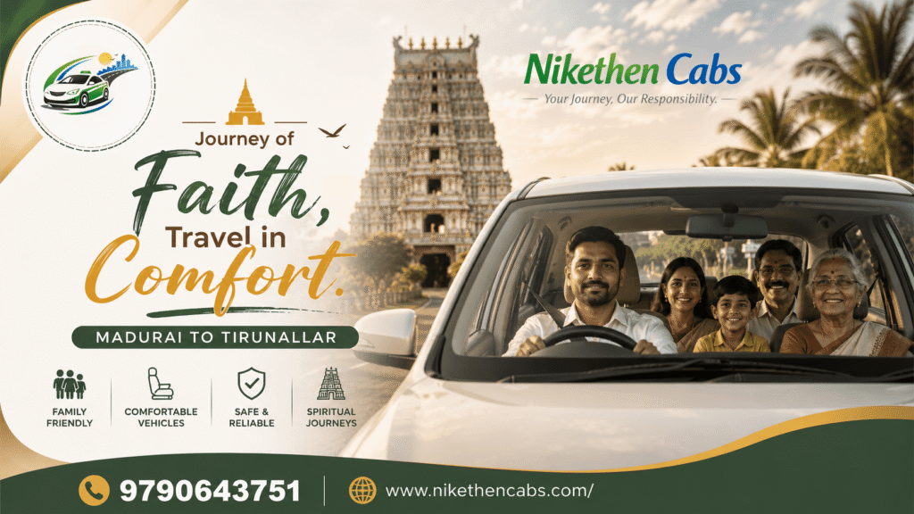 Tirunallar Temple Tour Package from Madurai for Family Devotees