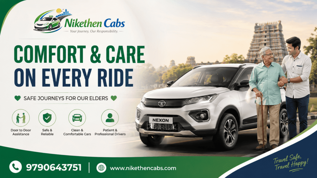 Best Taxi for Senior Citizens Traveling from Madurai